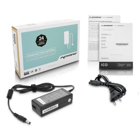 Zasilacz Movano 19v 3.16a (5.5x3.0 pin) 60W do Samsung Zasilacz Movano 19v 3.16a (5.5x3.0 pin) 60W do Samsung