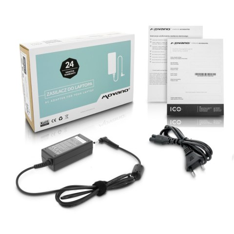 Zasilacz Movano 20v 2.25a (4.0x1.7) 45W do Lenovo Zasilacz Movano 20v 2.25a (4.0x1.7) 45W do Lenovo