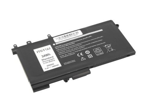 Bateria Mitsu do Dell Latitude E5280, E5480, E5580 Bateria Mitsu do Dell Latitude E5280, E5480, E5580