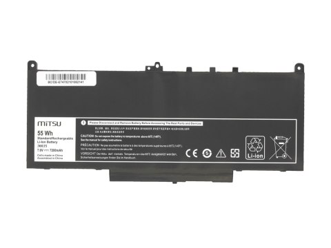 Bateria Mitsu do Dell Latitude E7270, E7470 Bateria Mitsu do Dell Latitude E7270, E7470