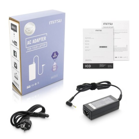 Zasilacz Mitsu 20v 2.25a (4.0x1.7) 45W do Lenovo Zasilacz Mitsu 20v 2.25a (4.0x1.7) 45W do Lenovo