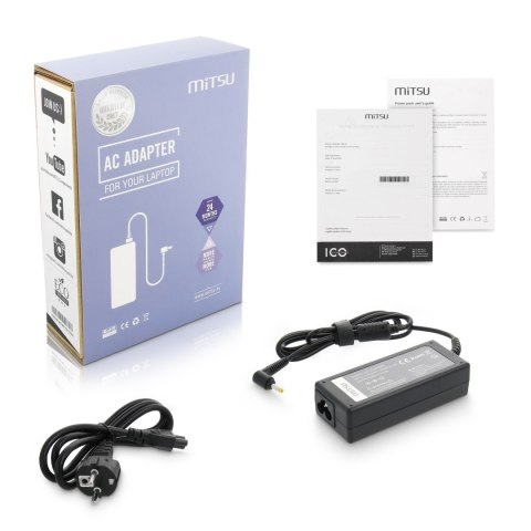 Zasilacz Mitsu 20v 3.25a (4.0x1.7) 65W do Lenovo Zasilacz Mitsu 20v 3.25a (4.0x1.7) 65W do Lenovo