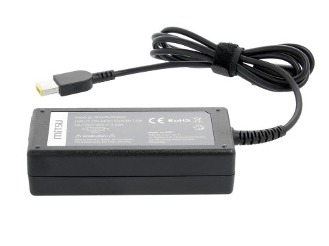 Zasilacz Mitsu 20v 3.25a (prostokątny 11.0x4.5 pin - Yoga) 65W do Lenovo Zasilacz Mitsu 20v 3.25a (prostokątny 11.0x4.5 pin - Yoga) 65W do Lenovo