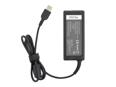 Zasilacz Mitsu 20v 3.25a (prostokątny 11.0x4.5 pin - Yoga) 65W do Lenovo Zasilacz Mitsu 20v 3.25a (prostokątny 11.0x4.5 pin - Yoga) 65W do Lenovo