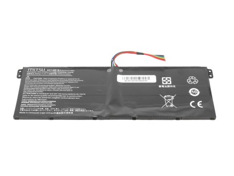 Bateria Mitsu do Acer Aspire ES1, V3 Bateria Mitsu do Acer Aspire ES1, V3
