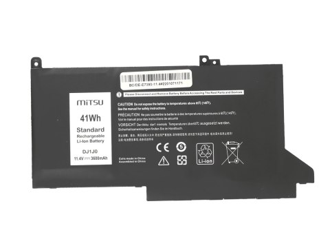 Bateria Mitsu do Dell Latitude 7390, 7490 - 11.4V Bateria Mitsu do Dell Latitude 7390, 7490 - 11.4V