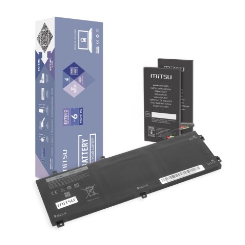 Bateria Mitsu do Dell XPS 15 (9550) - H5H20 Bateria Mitsu do Dell XPS 15 (9550) - H5H20