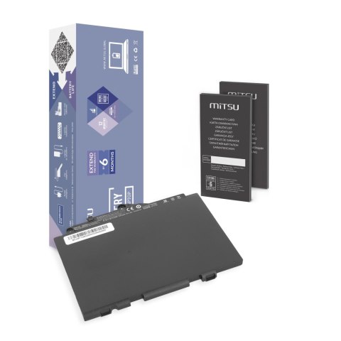 Bateria Mitsu do HP EliteBook 725 G3, 820 G3 Bateria Mitsu do HP EliteBook 725 G3, 820 G3