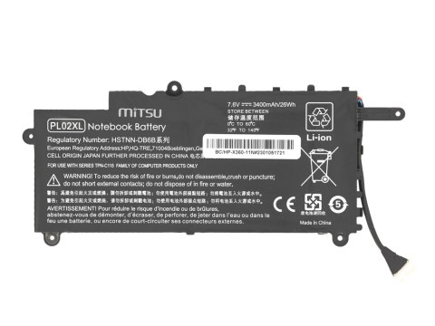Bateria Mitsu do HP Pavilion X360 11-N Bateria Mitsu do HP Pavilion X360 11-N