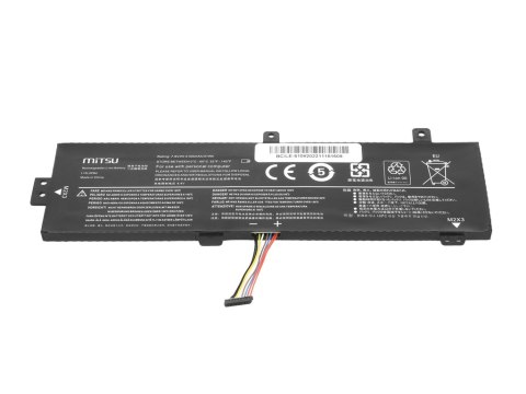 Bateria Mitsu do Lenovo IdeaPad 510-15ISK Bateria Mitsu do Lenovo IdeaPad 510-15ISK