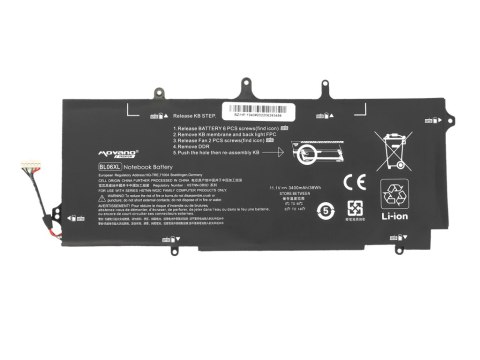 Bateria Movano Premium do HP EliteBook Folio 1040 G1, G2 Bateria Movano Premium do HP EliteBook Folio 1040 G1, G2