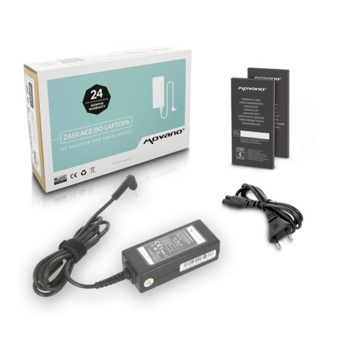 Zasilacz Movano 19v 2.37a (4.0x1.35) 45W do Asus Zasilacz Movano 19v 2.37a (4.0x1.35) 45W do Asus