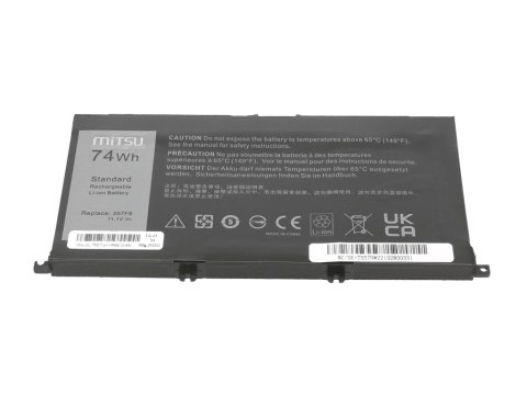 Bateria Mitsu do Dell Inspiron 15 (7557), 15 (7559) - 6600mAh Bateria Mitsu do Dell Inspiron 15 (7557), 15 (7559) - 6600mAh