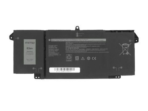 Bateria Mitsu do Dell Latitude 5320, 7320, 7520 Bateria Mitsu do Dell Latitude 5320, 7320, 7520