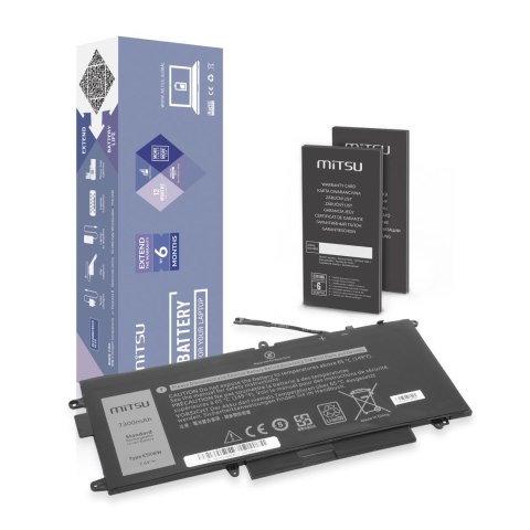 Bateria Mitsu do Dell Latitude E5289 (7300mAh) Bateria Mitsu do Dell Latitude E5289 (7300mAh)