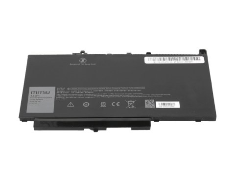 Bateria Mitsu do Dell Latitude E7270, E7470 - 11.4V Bateria Mitsu do Dell Latitude E7270, E7470 - 11.4V