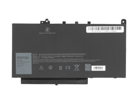 Bateria Mitsu do Dell Latitude E7270, E7470 - 11.4V Bateria Mitsu do Dell Latitude E7270, E7470 - 11.4V