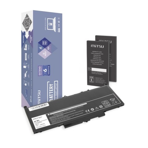 Bateria Mitsu do Dell Latitude E7270, E7470 (5800mAh) Bateria Mitsu do Dell Latitude E7270, E7470 (5800mAh)