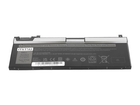 Bateria Mitsu do Dell Precision 7530, 7540, 7730 - 5TF10 7.6V Bateria Mitsu do Dell Precision 7530, 7540, 7730 - 5TF10 7.6V
