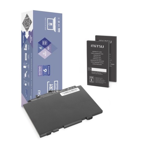 Bateria Mitsu do HP EliteBook 725 G3, 820 G3 (2700mAh) Bateria Mitsu do HP EliteBook 725 G3, 820 G3 (2700mAh)
