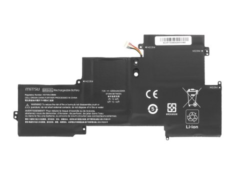 Bateria Mitsu do HP EliteBook Folio 1020 G1 Bateria Mitsu do HP EliteBook Folio 1020 G1