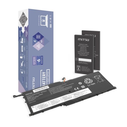 Bateria Mitsu do Lenovo ThinkPad X1 Carbon 4th Bateria Mitsu do Lenovo ThinkPad X1 Carbon 4th