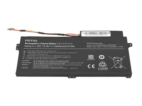 Bateria Mitsu do Samsung NP370R5E, NP450R5E, NP510R5E Bateria Mitsu do Samsung NP370R5E, NP450R5E, NP510R5E