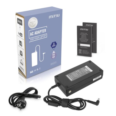 Zasilacz Mitsu 20v 7.5a (6.0x3.7 pin) 150W do Asus Zasilacz Mitsu 20v 7.5a (6.0x3.7 pin) 150W do Asus