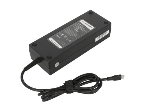 Zasilacz Movano 130W USB type C USB-C (black) Zasilacz Movano 130W USB type C USB-C (black)