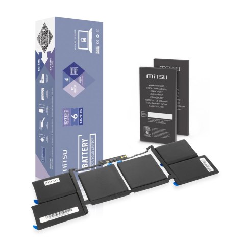 Bateria Mitsu do Apple MacBook Pro 16 A2141 (2019, 2020r.) Bateria Mitsu do Apple MacBook Pro 16 A2141 (2019, 2020r.)