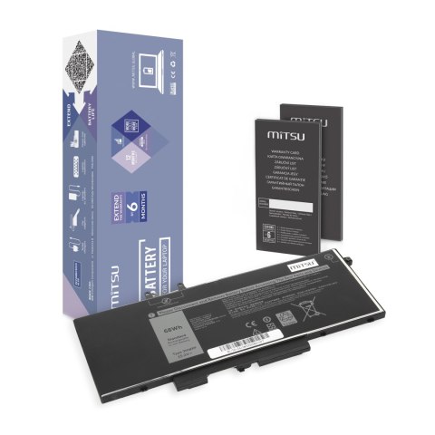 Bateria Mitsu do Dell Latitude 14 (5410), 15 (5510) Bateria Mitsu do Dell Latitude 14 (5410), 15 (5510)