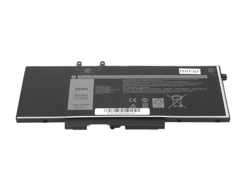 Bateria Mitsu do Dell Latitude 14 (5410), 15 (5510) Bateria Mitsu do Dell Latitude 14 (5410), 15 (5510)