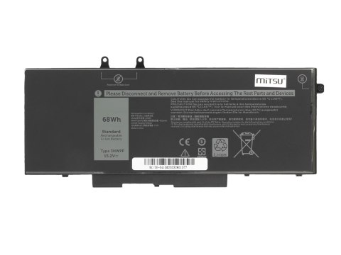 Bateria Mitsu do Dell Latitude 14 (5410), 15 (5510) Bateria Mitsu do Dell Latitude 14 (5410), 15 (5510)