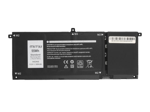 Bateria Mitsu do Dell Latitude 15 (3510), Inspiron 13 (7306) - 15.2V Bateria Mitsu do Dell Latitude 15 (3510), Inspiron 13 (7306) - 15.2V