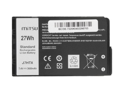 Bateria Mitsu do Dell Latitude Rugged Extreme 12 (7202), 12 (7212), 12 (7220) Bateria Mitsu do Dell Latitude Rugged Extreme 12 (7202), 12 (7212), 12 (7220)