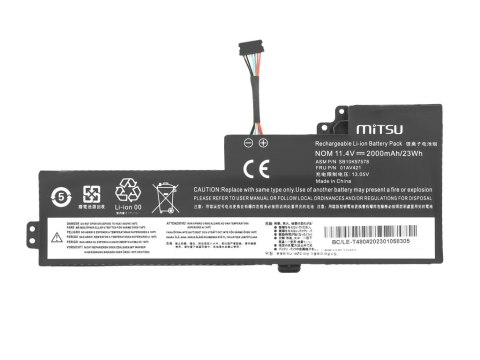 Bateria Mitsu do Lenovo ThinkPad T470, T480 - wewnętrzna Bateria Mitsu do Lenovo ThinkPad T470, T480 - wewnętrzna
