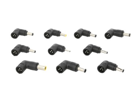 Dodatkowe 10 wtyków do uniwersalnych zasilaczy Movano 120W Dodatkowe 10 wtyków do uniwersalnych zasilaczy Movano 120W