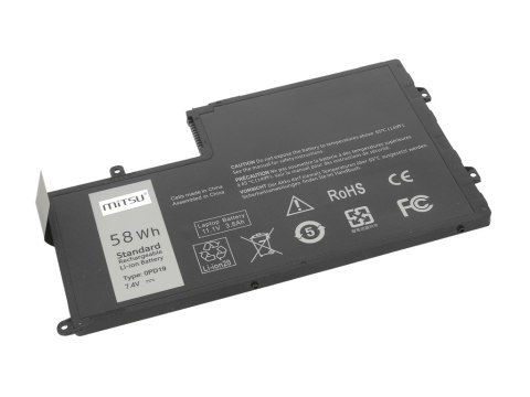 Bateria Mitsu do Dell Inspiron 15 (5542), 14 (5445) - 7.4V Bateria Mitsu do Dell Inspiron 15 (5542), 14 (5445) - 7.4V