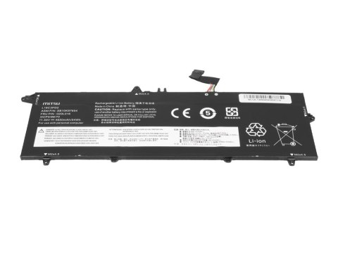 Bateria Mitsu do Lenovo ThinkPad T490s, T495s, T14s Bateria Mitsu do Lenovo ThinkPad T490s, T495s, T14s