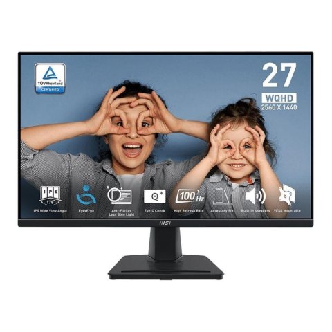 MSI Monitor MSI 27" PRO MP275Q 2xHDMI DP głośniki MSI Monitor MSI 27" PRO MP275Q 2xHDMI DP głośniki