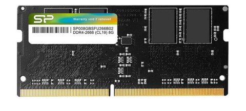 Silicon Power Pamięć SODIMM DDR4 Silicon Power 8GB (1x8GB) 2666MHz CL19 1,2V Silicon Power Pamięć SODIMM DDR4 Silicon Power 8GB (1x8GB) 2666MHz CL19 1,2V