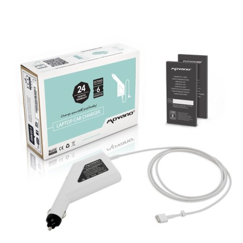Zasilacz samochodowy Movano 20v 4.25a (magsafe 2) 85W do Apple Zasilacz samochodowy Movano 20v 4.25a (magsafe 2) 85W do Apple