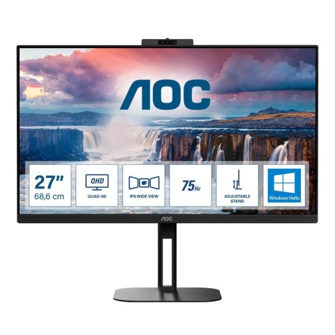 AOC Monitor AOC 27" Q27V5CW/BK HDMI DP USB-C głośniki 5Wx2 AOC Monitor AOC 27" Q27V5CW/BK HDMI DP USB-C głośniki 5Wx2