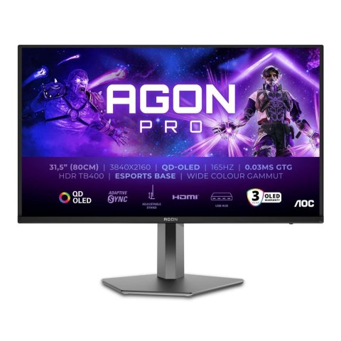 AOC Monitor AOC 31,5" AGON PRO AG326UD 2xHDMI DP głośniki AOC Monitor AOC 31,5" AGON PRO AG326UD 2xHDMI DP głośniki