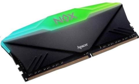 Apacer Pamięć DDR4 Apacer NOX RGB 16GB (1x16GB) 3200MHz CL16 1,35V Apacer Pamięć DDR4 Apacer NOX RGB 16GB (1x16GB) 3200MHz CL16 1,35V