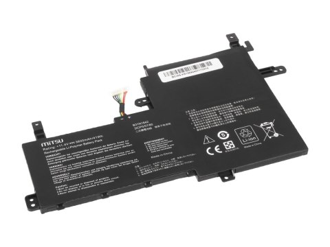 Bateria Mitsu do Asus Vivobook K513E, M513I, S513E, V531FA Bateria Mitsu do Asus Vivobook K513E, M513I, S513E, V531FA