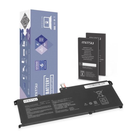 Bateria Mitsu do Asus Zenbook Pro 15 OLED UX535L, UX535LH, UX535LI Bateria Mitsu do Asus Zenbook Pro 15 OLED UX535L, UX535LH, UX535LI