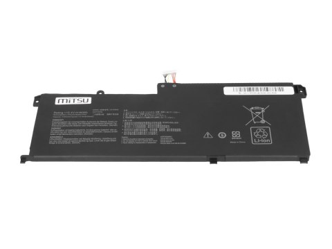 Bateria Mitsu do Asus Zenbook Pro 15 OLED UX535L, UX535LH, UX535LI Bateria Mitsu do Asus Zenbook Pro 15 OLED UX535L, UX535LH, UX535LI