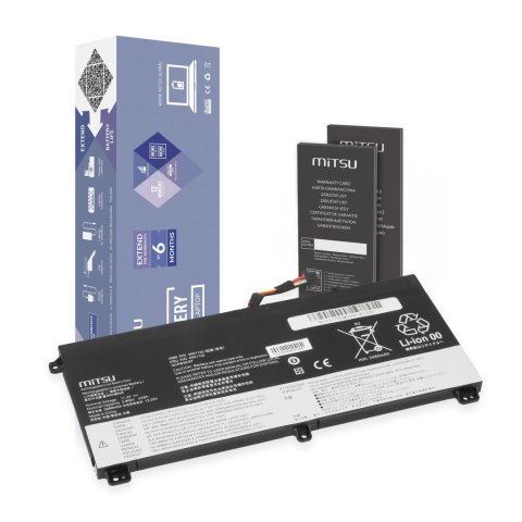 Bateria Mitsu do Lenovo ThinkPad T550, T560, W550, W550s Bateria Mitsu do Lenovo ThinkPad T550, T560, W550, W550s