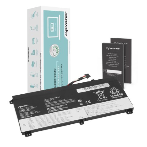 Bateria Movano do Lenovo ThinkPad T550, T560, W550, W550s Bateria Movano do Lenovo ThinkPad T550, T560, W550, W550s